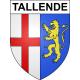Tallende Sticker wappen, gelsenkirchen, augsburg, klebender aufkleber