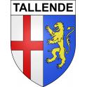 Tallende 63 ville sticker blason écusson autocollant adhésif