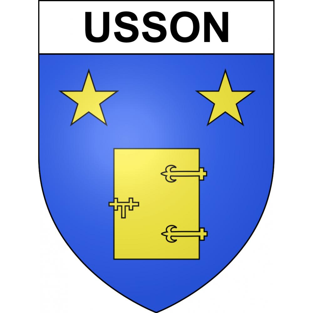 Adesivi stemma Usson adesivo