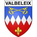 Valbeleix 63 ville sticker blason écusson autocollant adhésif
