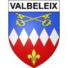 Valbeleix 63 ville sticker blason écusson autocollant adhésif
