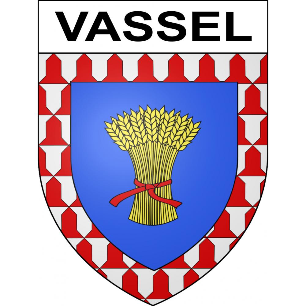 Vassel Sticker wappen, gelsenkirchen, augsburg, klebender aufkleber