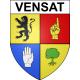 Vensat 63 ville sticker blason écusson autocollant adhésif