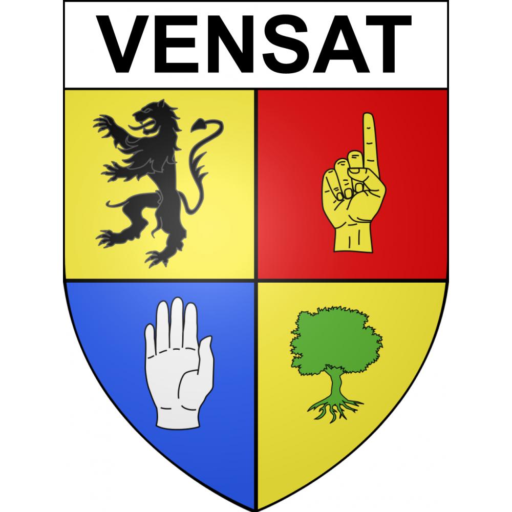 Vensat Sticker wappen, gelsenkirchen, augsburg, klebender aufkleber