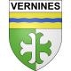 Vernines 63 ville sticker blason écusson autocollant adhésif