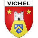 Pegatinas escudo de armas de Vichel adhesivo de la etiqueta engomada