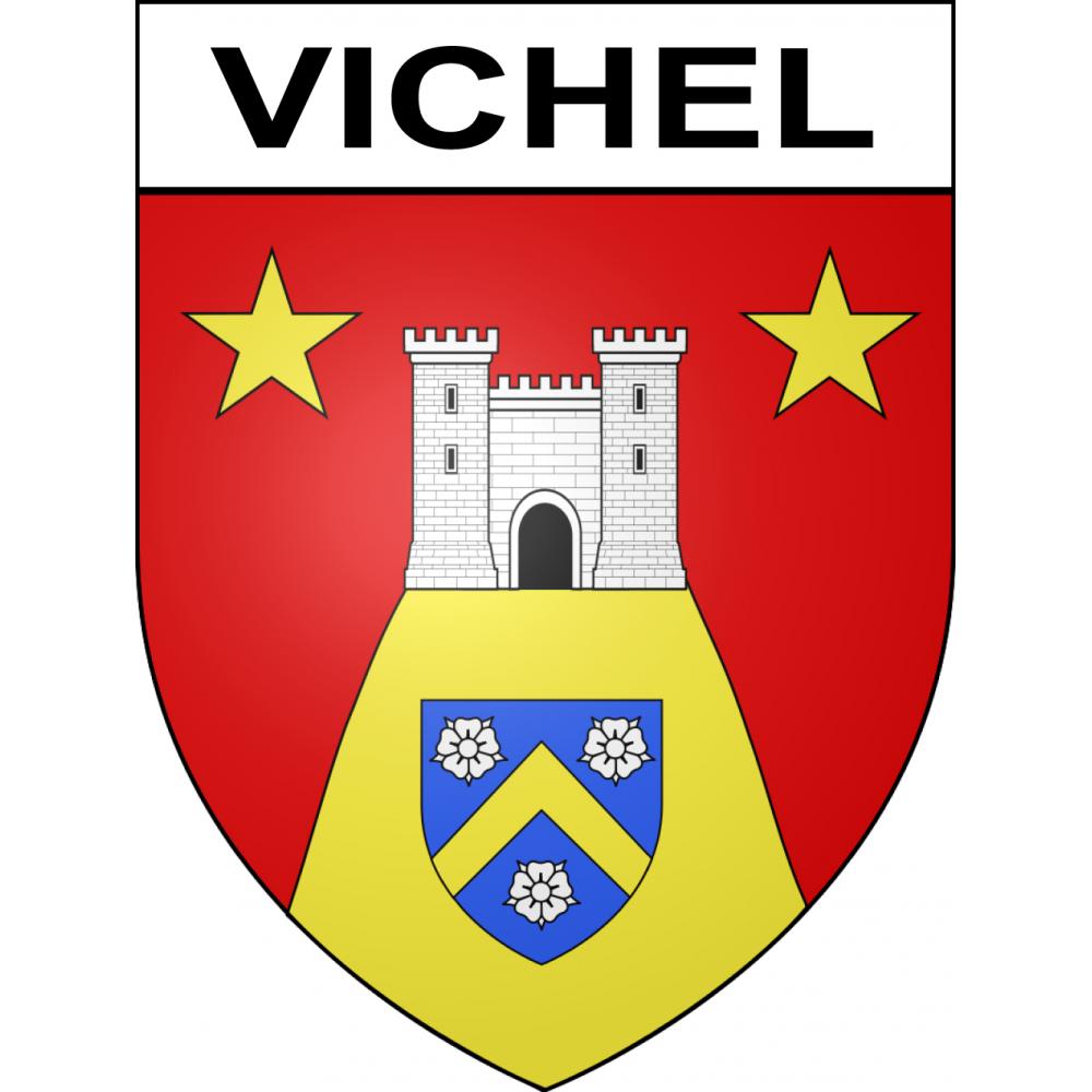 Vichel 63 ville sticker blason écusson autocollant adhésif