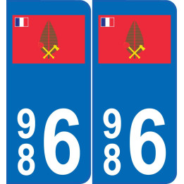 66 Cerdanya sticker sticker plate