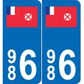 66 Cerdanya sticker aufkleber platte