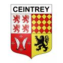 Stickers coat of arms Ceintrey adhesive sticker
