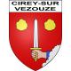 Pegatinas escudo de armas de Cirey-sur-Vezouze adhesivo de la etiqueta engomada
