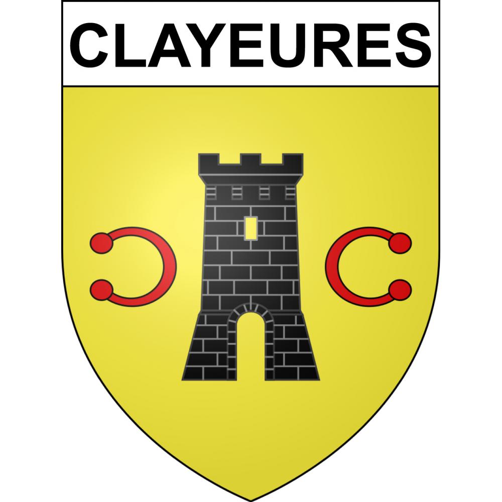 Clayeures Sticker wappen, gelsenkirchen, augsburg, klebender aufkleber