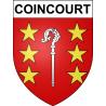 Coincourt 54 ville sticker blason écusson autocollant adhésif