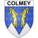 Colmey 54 ville sticker blason écusson autocollant adhésif