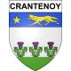 Crantenoy 54 ville sticker blason écusson autocollant adhésif