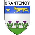 Crantenoy 54 ville sticker blason écusson autocollant adhésif