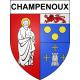 Champenoux 54 ville sticker blason écusson autocollant adhésif