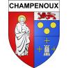 Adesivi stemma Champenoux adesivo