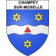 Champey-sur-Moselle Sticker wappen, gelsenkirchen, augsburg, klebender aufkleber