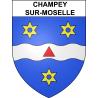 Stickers coat of arms Champey-sur-Moselle adhesive sticker