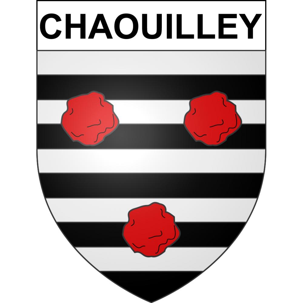 Pegatinas escudo de armas de Chaouilley adhesivo de la etiqueta engomada
