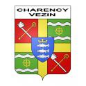 Stickers coat of arms Charency-Vezin adhesive sticker