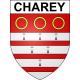 Pegatinas escudo de armas de Charey adhesivo de la etiqueta engomada