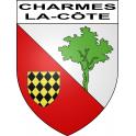 Stickers coat of arms Charmes-la-Côte adhesive sticker