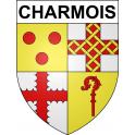 Charmois 54 ville sticker blason écusson autocollant adhésif