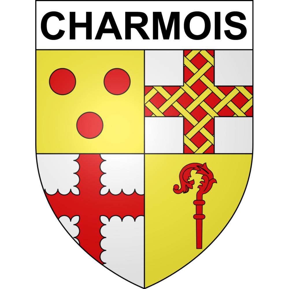 Charmois 54 ville sticker blason écusson autocollant adhésif