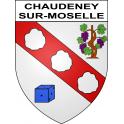 Chaudeney-sur-Moselle 54 ville sticker blason écusson autocollant adhésif