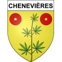 Stickers coat of arms Chenevières adhesive sticker