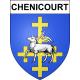 Adesivi stemma Chenicourt adesivo