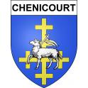 Stickers coat of arms Chenicourt adhesive sticker
