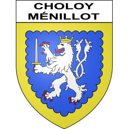 Choloy-Ménillot 54 ville sticker blason écusson autocollant adhésif