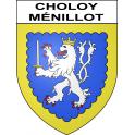 Choloy-Ménillot 54 ville sticker blason écusson autocollant adhésif