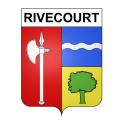 Adesivi stemma Rivecourt adesivo