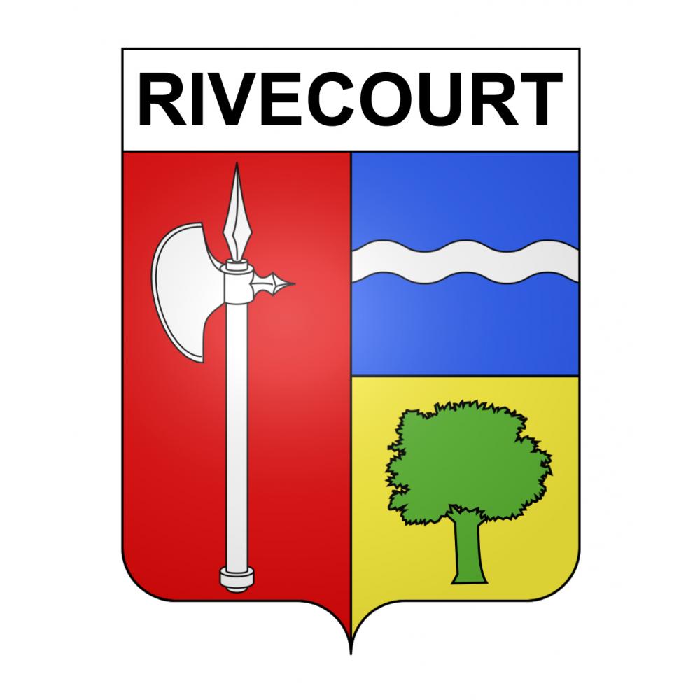 Rivecourt Sticker wappen, gelsenkirchen, augsburg, klebender aufkleber