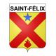 Saint-Félix 60 ville sticker blason écusson autocollant adhésif