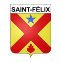 Saint-Félix Sticker wappen, gelsenkirchen, augsburg, klebender aufkleber