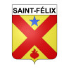 Saint-Félix Sticker wappen, gelsenkirchen, augsburg, klebender aufkleber