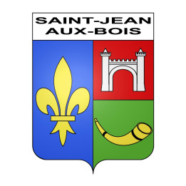 Stickers coat of arms Saint-Jean-aux-Bois adhesive sticker