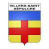 Villers-Saint-Sépulcre Sticker wappen, gelsenkirchen, augsburg, klebender aufkleber
