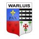 Warluis 60 ville sticker blason écusson autocollant adhésif