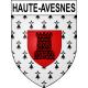 Pegatinas escudo de armas de Haute-Avesnes adhesivo de la etiqueta engomada