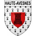Haute-Avesnes 62 ville sticker blason écusson autocollant adhésif