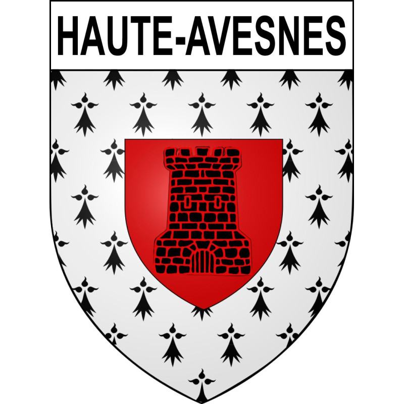 Adesivi stemma Haute-Avesnes adesivo