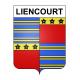 Adesivi stemma Liencourt adesivo