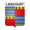 Liencourt 62 ville sticker blason écusson autocollant adhésif