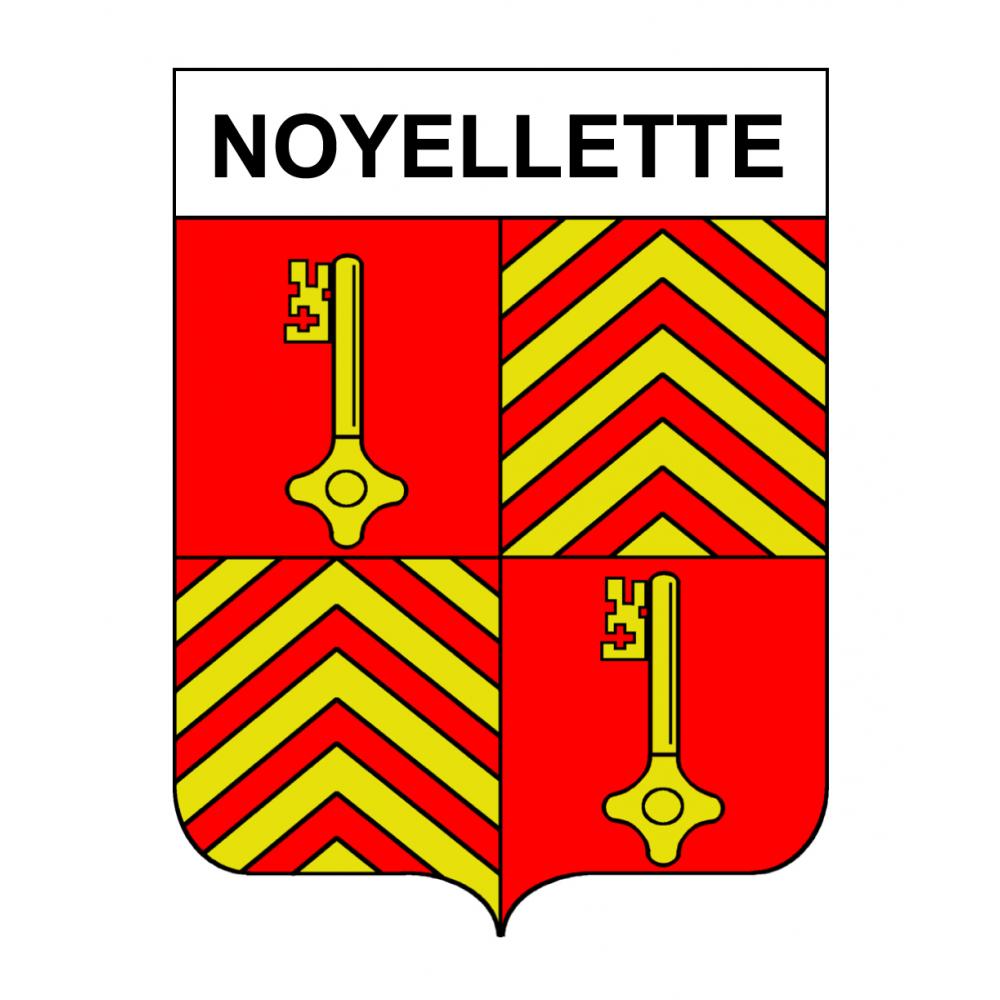 Noyellette 62 ville sticker blason écusson autocollant adhésif